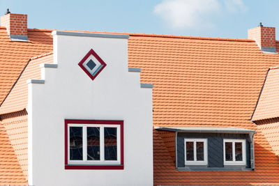 Houses against sky