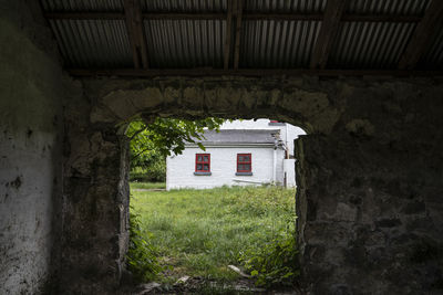 Entrance of old building