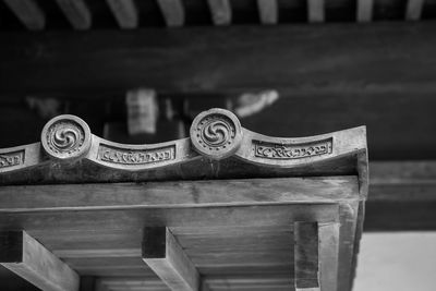 Close-up of wooden plank