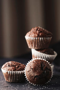 Close-up of chocolate cake