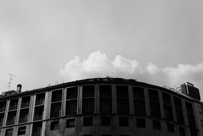 Low angle view of building against sky