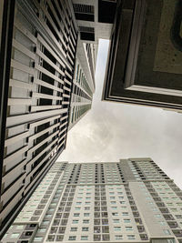 Low angle view of buildings against sky