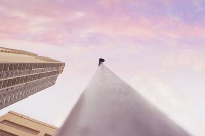 Low angle view of building against sky