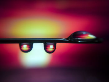 Close-up of water drops
