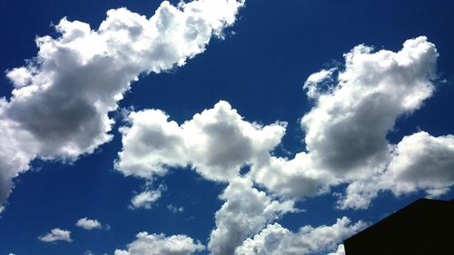 Low angle view of clouds in sky