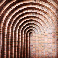 Full length shot of brick arch