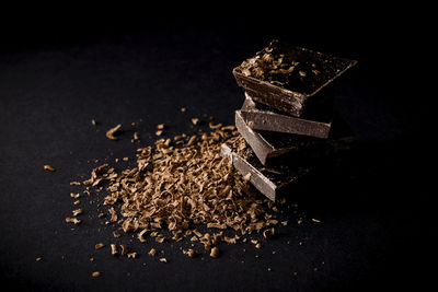Close-up of black background