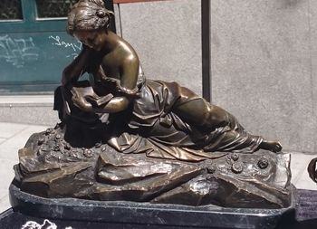 Close-up of statue