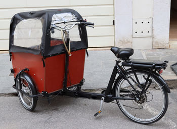 Modified bicycle for passenger transport