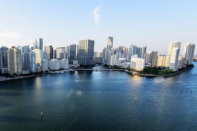 City skyline against sky
