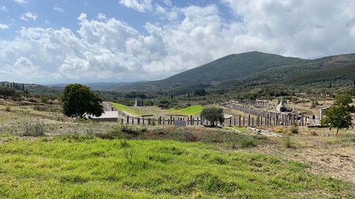 Greek ancient stadium in messene