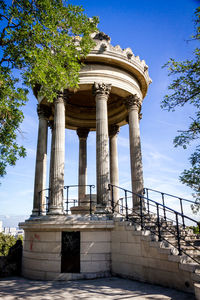 Low angle view of historical building