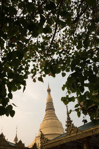 Low angle view of a temple