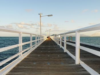 Pier leading to sea