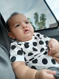 Portrait of cute baby