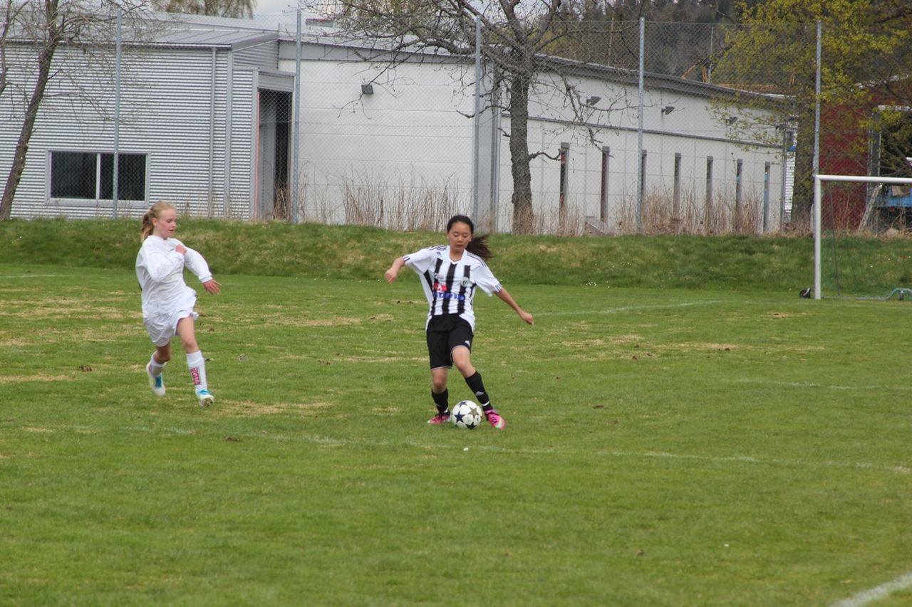 Om the pitch last day, 5-0 to us, I'm in thw white black shirt.