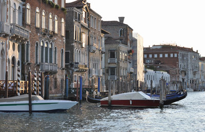 Boats in canal