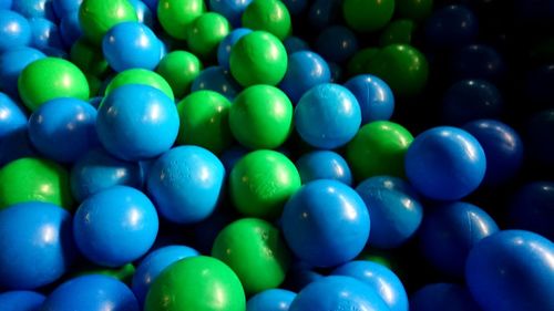 Full frame shot of multi colored balls