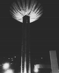 Low angle view of illuminated building