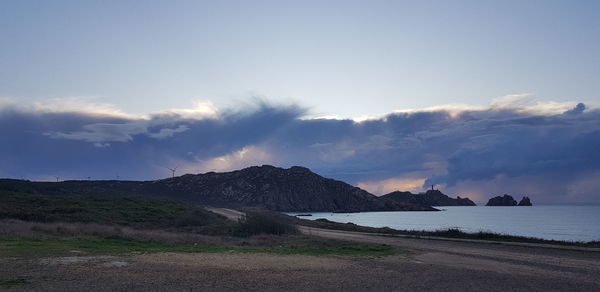 Panoramic view of landscape against sky