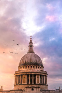 View of cathedral against cloudy sky