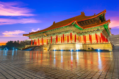 The beauty of the night at the national theater and taipei concert hall,taiwan