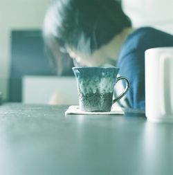 Close-up of coffee cup