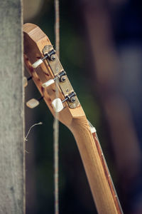 Close-up of guitar