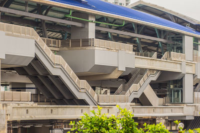 Low angle view of modern building