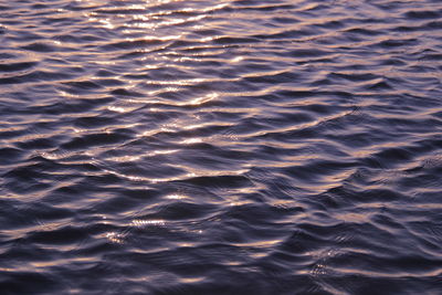 Full frame shot of sea on sunny day