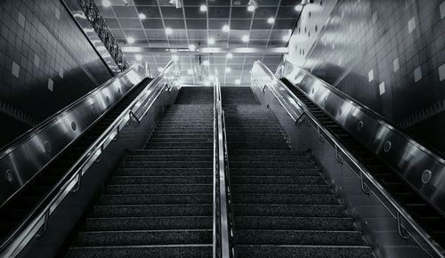 Underground walkway in subway
