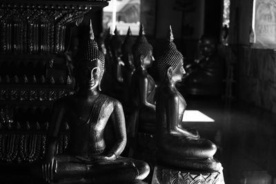 Statues in temple