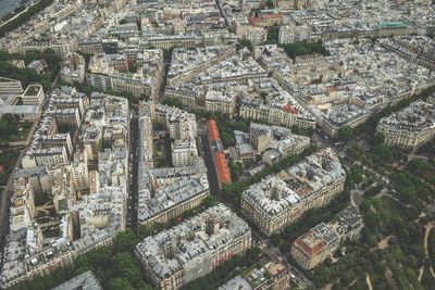 High angle view of cityscape