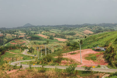 Scenic view of landscape against sky