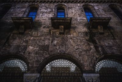 Low angle view of historical building