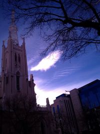 Low angle view of church against sky