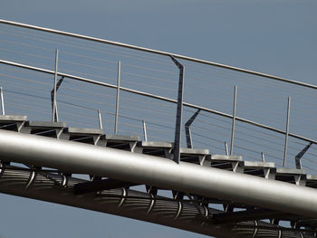 Low angle view of bridge against sky