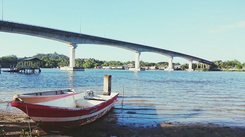 Boats in river