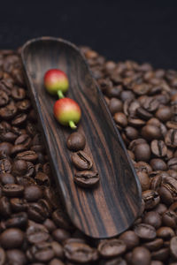 Close-up of coffee beans