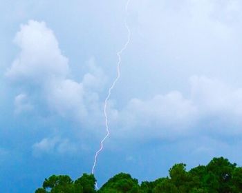 Low angle view of cloudy sky