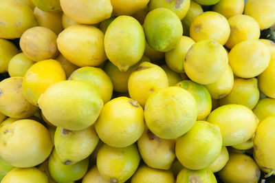 Full frame shot of fruits for sale in market