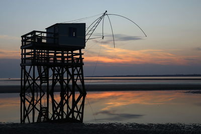 Un soir sur la plage de saint brevin les pins, 