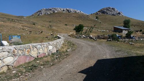 Scenic view of mountains