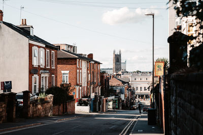 Street amidst buildings in city