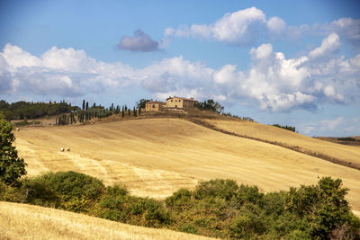 Scenic view of landscape against sky