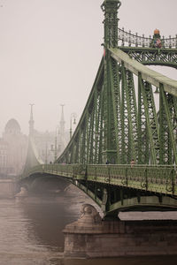 View of the freedom bridge budapest