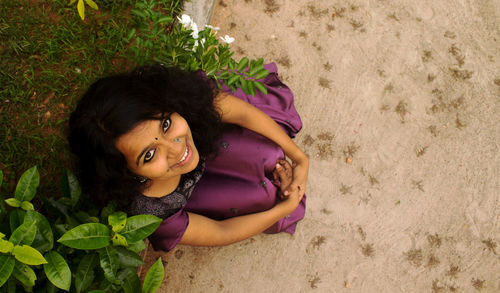 Portrait of a smiling young woman