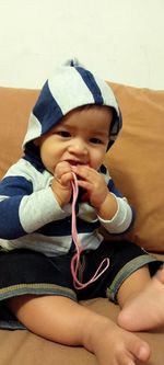 Portrait of cute baby girl