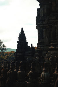 Exterior of temple against sky