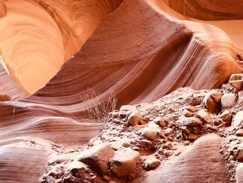 Panoramic view of rock formation